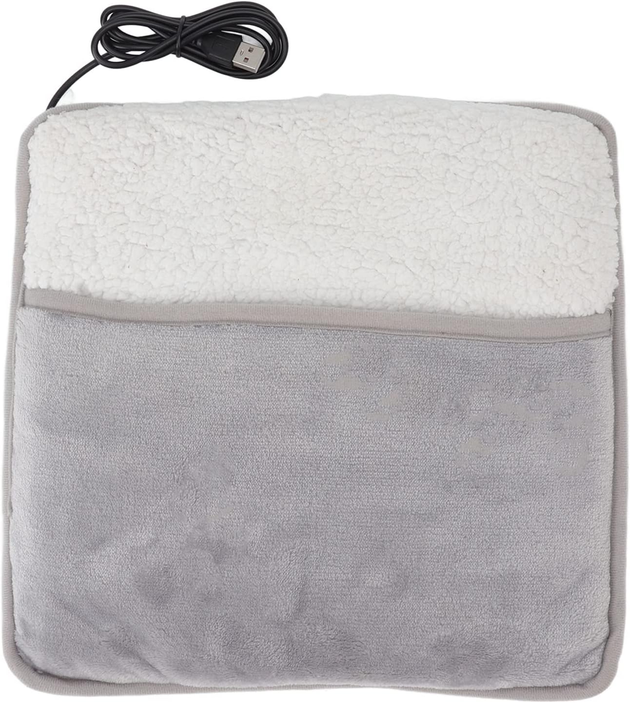 Dudusti IsıComfort™ Elektrikli El ve Ayak Isıtıcı – USB Şarjlı, Yumuşak Peluş Konfor
