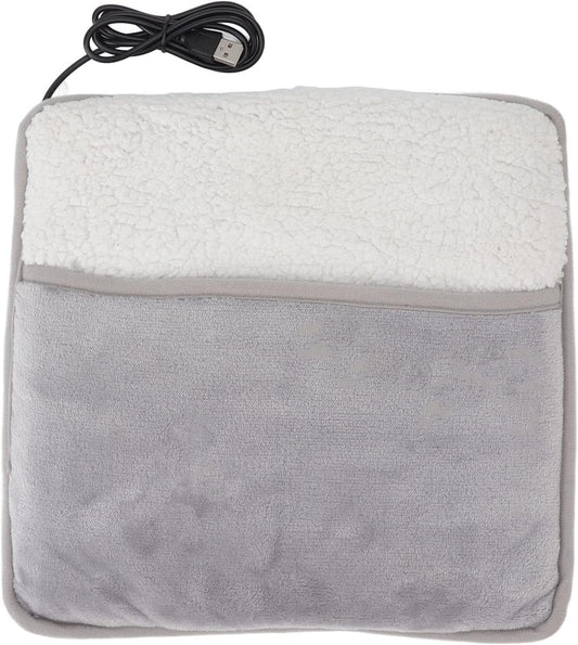 Dudusti IsıComfort™ Elektrikli El ve Ayak Isıtıcı – USB Şarjlı, Yumuşak Peluş Konfor